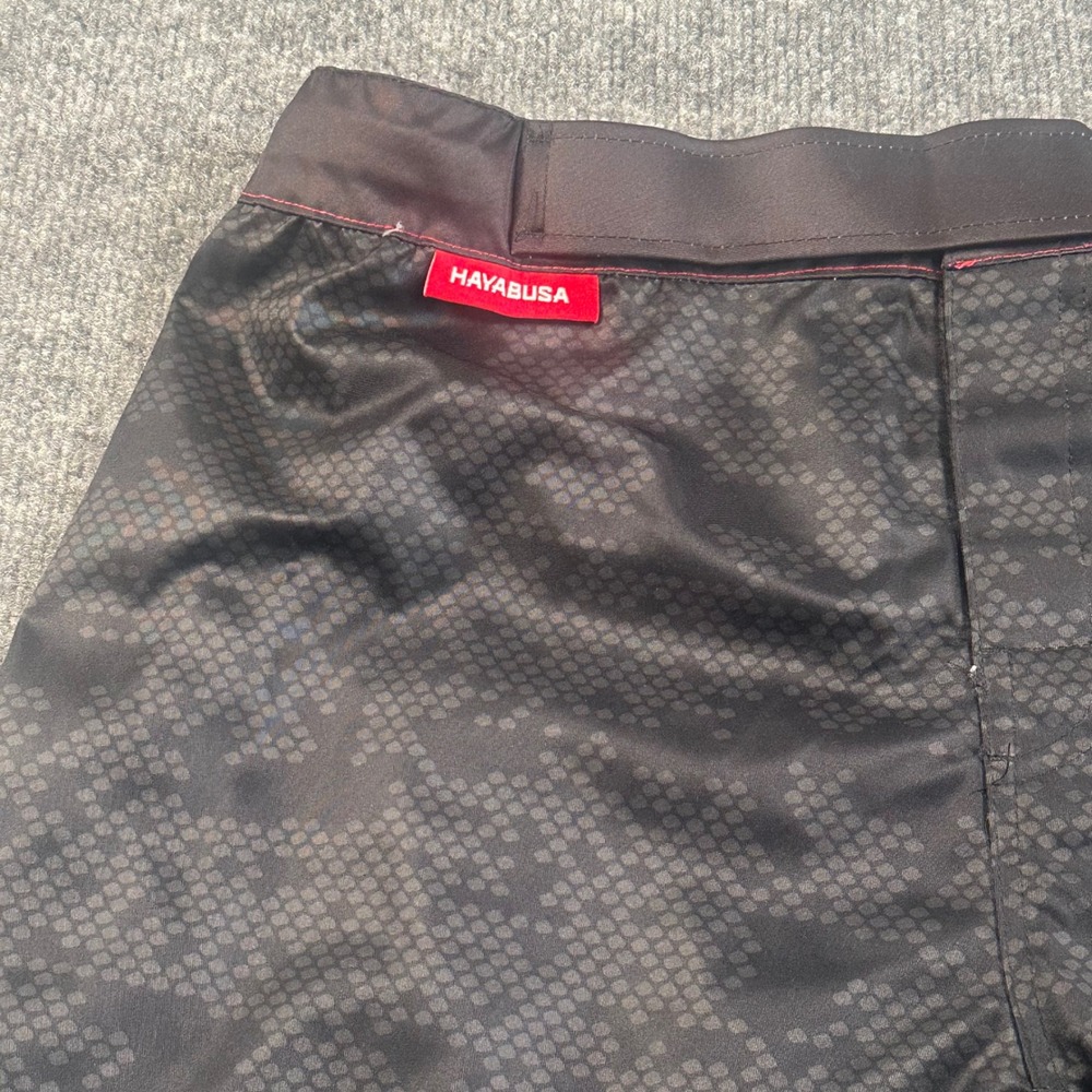 Black Patterned Athletic Shorts - image 3